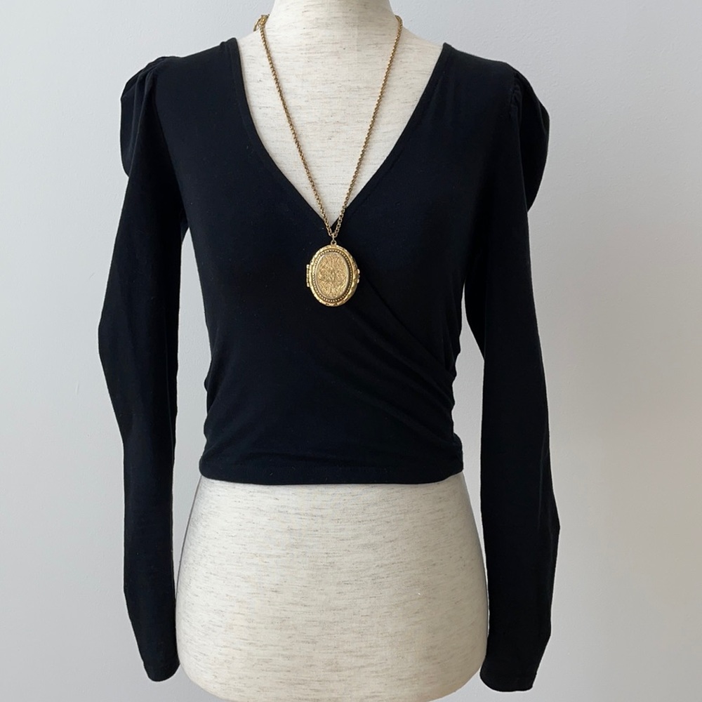 Shopbop Gold Locket Chain Necklace